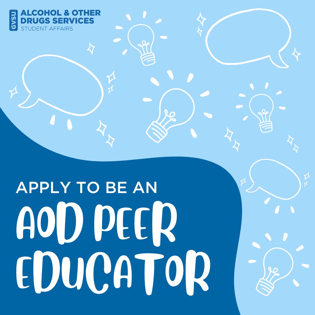 Apply to be an AOD Peer Educator